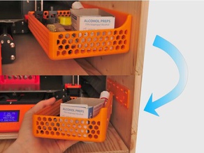 wall-box 20 Container kiste toolbox die Wandmontage Zauberstab wandhalterung wandmontage 3d print model - Mito3D