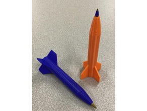 fusée pen bureau 3d print model - Mito3D