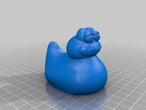 pepe ördek yüzer oyuncak oyun aksesuarlar 3d print model - Mito3D