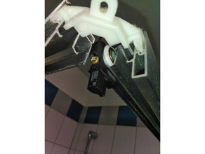 la porta del bagno come parte di ricambio doccia fix pezzi 3d print model - Mito3D