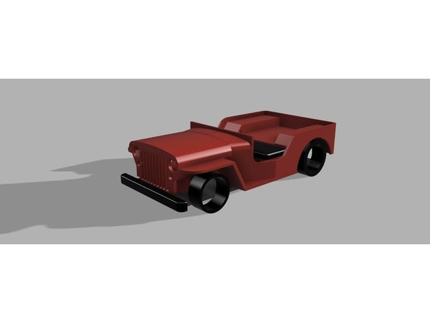 jeep willys drifter hobby 3D print model - Mito3D