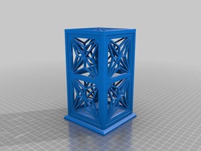 kumiko tè luce lattern 1 arredamento lanterna t 3d print model - Mito3D