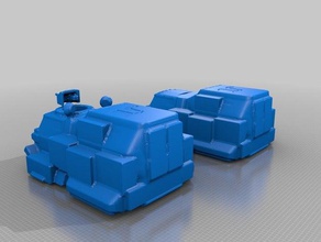 robotech ueg asc Zivilschutz hover utility truck Spiele rrt wargame 3d print model - Mito3D