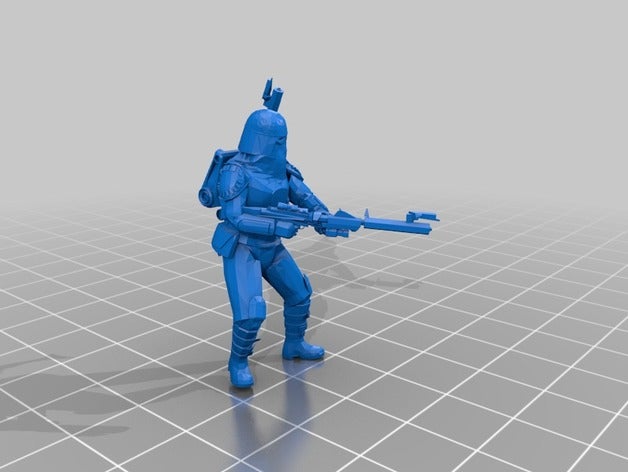 galactic marine snowtrooper 2 legion scale toys games clone wars star 3D print model - Mito3D