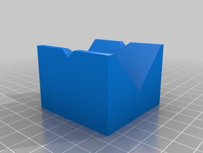 corner hole drill template pinball cabinet leg bolts tools 3d print model - Mito3D
