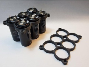 condensateur titulaire 100f 27v d'autres des batteries de condensateurs les montage du mont powercap la banque powercapacitor 3d print model - Mito3D