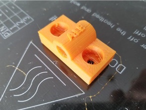 8mm vara de monte 2020 3 d a impressora partes Impressora 3d peças haste lisa suporte montagem substituição eixo-x eixo y 3d print model - Mito3D