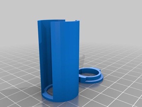 mi personalizados paramétrico de la moneda almacenamiento tubo 20 organización 3d print model - Mito3D