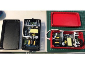 power supply case diy electronics enclosure pcb box 3d print model - Mito3D