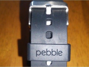 pebble classic strap keeper bracelets watch 3d print model - Mito3D