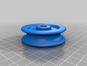 mon personnalisés simple poulie 2 bricolage 3d print model - Mito3D