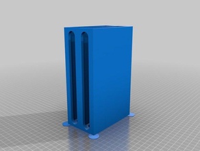 monitor stand 2 slotted drawer box other customized 3d print model - Mito3D