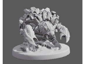 bearmit Krabbe Kreaturen dnd der Miniatur monster 3d print model - Mito3D
