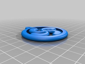 llavero lauburu - Zubehör keychain Schlüsselanhänger 3d print model - Mito3D