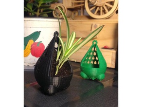 tesoro sculture appendere il vaso appeso piatto i fori 3d print model - Mito3D
