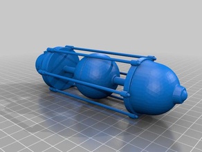 oxygen destroyer puntelli 3d print model - Mito3D