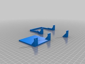 vertikale Kunststoff-wrap-Halter Küche Essen 3d print model - Mito3D