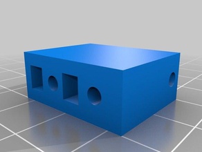 simple case runout sensor switch 3d printer accessories endstop filament sens tronxy 3d print model - Mito3D