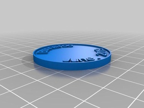 best dressed coins badges customized 3d print model - Mito3D