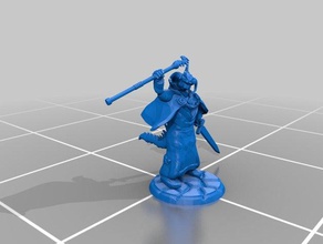 dungeons dragons miniature 1 toys games 3d print model - Mito3D
