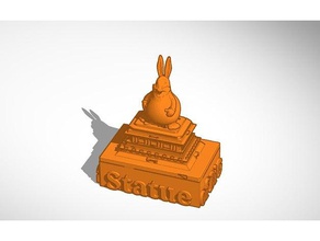 estátua grande chungus 3d impressão da liberdade 3d print model - Mito3D