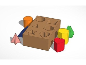 brinquedos de aprendizagem 3d impressão educacionais brinquedo educativo 3d print model - Mito3D