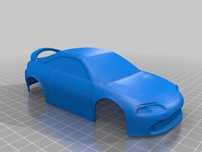 xmods 99 mitsubishi eclipse rc vehículos cuerpo coche shell stock 3d print model - Mito3D