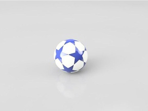 champions league della palla sport all'aperto adidas calcio di stellato stelle 3d print model - Mito3D