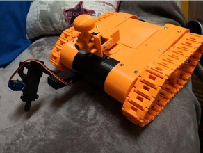 arduino robot tanque mod de la suspensión cámara rc vehículos el fpv control radio robótica 3d print model - Mito3D