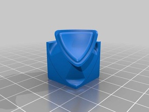 speedcube mechanical toys puzzle rubiks cube twisty 3d print model - Mito3D