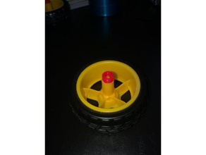 robot wheel spacer 4mm Robotik 3d print model - Mito3D