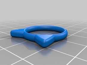 meu personalizados cat ring anéis 3d print model - Mito3D