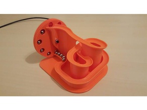 marble run motor mechanical toys desk toy machine track usb 3d print model - Mito3D