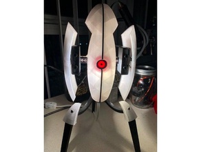 detailed eye portal sentry turret desk lamp video games 3d print model - Mito3D