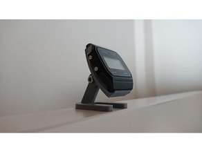 casio f-91w desktop stand accessories f91w mount watch 3d print model - Mito3D