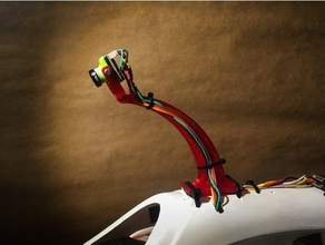 fpv camera mount asw28 any rc plane vehicles glider mini 3d print model - Mito3D