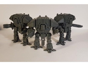 adeptus titanicus lucius knight toys games 40k epic40k epic scale mech warhammer 3d print model - Mito3D