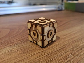 corte a laser companheiro cubo portal modelos 2 3d print model - Mito3D