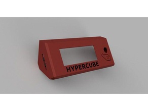 prusa i3 style hypercube lcd holder 2020 frame 3d printer parts 3d print model - Mito3D