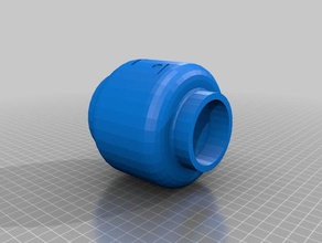 pot crayon tete lego other 3d print model - Mito3D