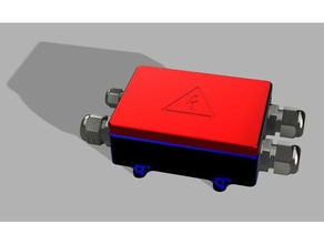 lerdge Güç Yönetimi Modülü kutusu cablefixings 3d yazıcı parçaları 3d print model - Mito3D