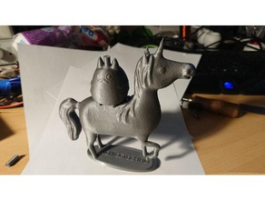 pusheen unicorn super fancy sculptures cat 3d print model - Mito3D