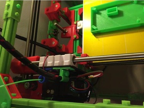 anet a8 evolution cabelholder extruder hotend 3d printer parts 3d print model - Mito3D