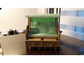 strandkorb plaj sandalyesi tek parça binalar yapılar 3d print model - Mito3D