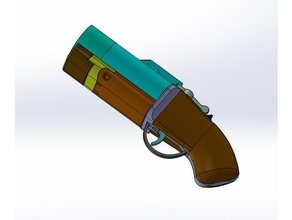déclenchement de la garde m79 airsoft lanceur grenade jouet jeu accessoires pièces 3d print model - Mito3D