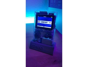 odroid go stand video games 3d print model - Mito3D