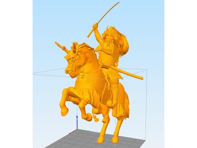 samuray takeda sanat 3D print model - Mito3D
