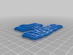 my customized lillie& frankie signs logos 3d print model - Mito3D