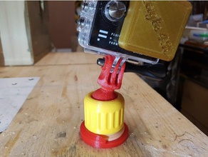 les gopros boule de prise en charge du montage la caméra gopro wandhalter 3d print model - Mito3D