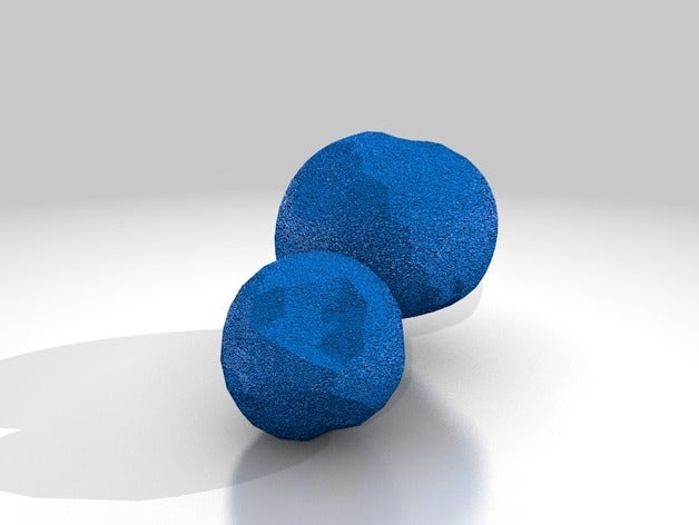 ultima thule physics astronomy asteroid asteroids kuiper belt new horizons pluto space 3D print model - Mito3D